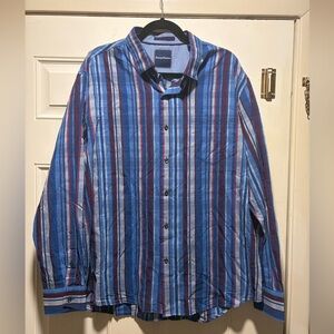 Tommy Bahama Multicolor Striped Button Down Shirt